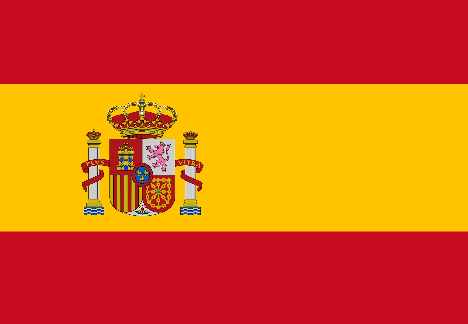 Full frame flag of Spain flag