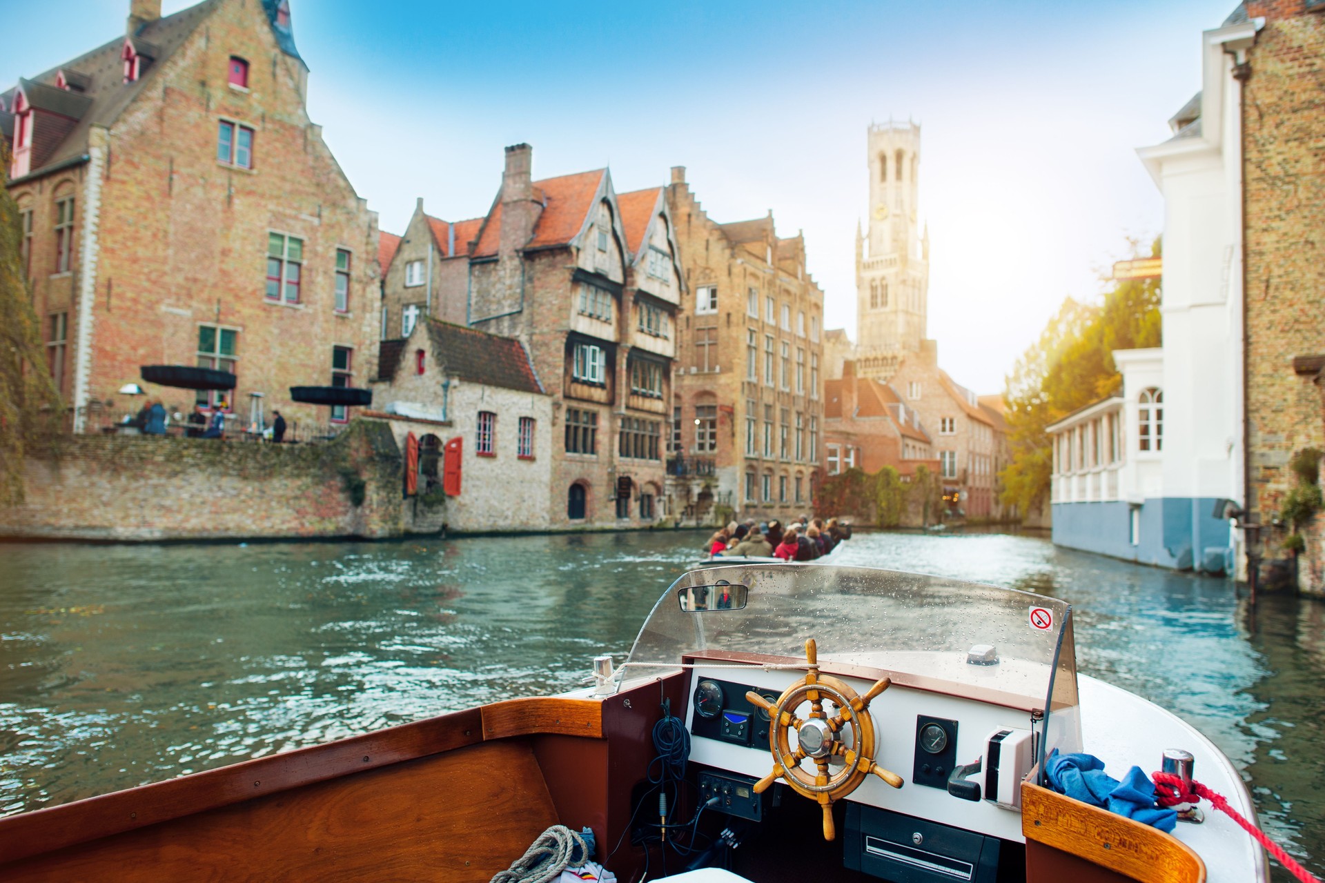 Tourboat in Bruges